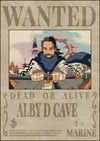 Affiche Wanted One Piece Personnalisée